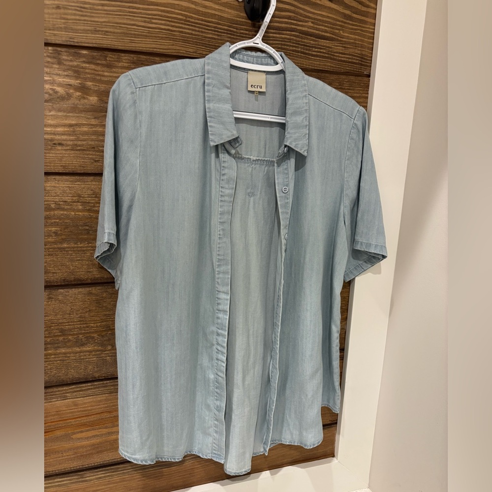 Chambray Light Blue Shirt